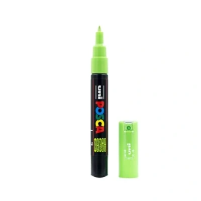 Image de Uni ball Marqueur Posca 186770 Pointe ogive extra fine 0,7 mm vert pomme,
