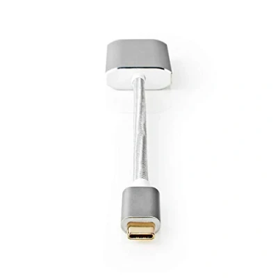 Image de Nedis CCTB64580AL02 câble vidéo et Adaptateur 0,2 m USB Type C Mini DisplayPort Argent