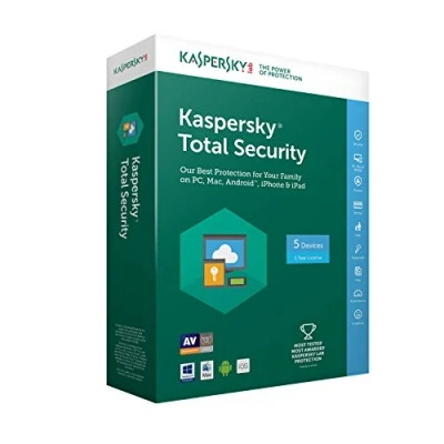 Image de Kaspersky Total Security 2018 5 Postes 1 An PC/Mac/Android/iOS Téléchargement