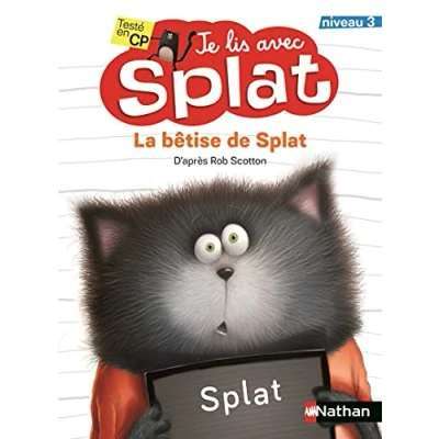 Image de Je lis avec Splat La bêtise de Lecture CP niveau 3 dès 6 ans Livre d’occasion Correct