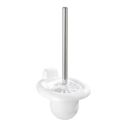 Image de WENKO Brosse WC Murale Pure Porte Blanc