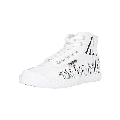 Image de Kawasaki Mixte Graffiti Canvas Boot Chaussure Bateau, 1002 White, 36 EU