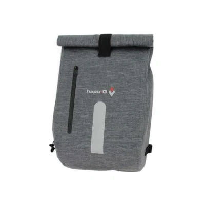 Image de hapo G Sacoche arrière Waterproof 14L Convertible Sac à Dos Fixation Compatible Ebike Adulte Unisexe, Gris, Contenance Moyenne : 14 L