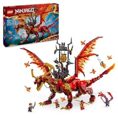 Image de LEGO NINJAGO 71822 Le dragon source du mouvement Jouet de ninja avec 6 minifigurines