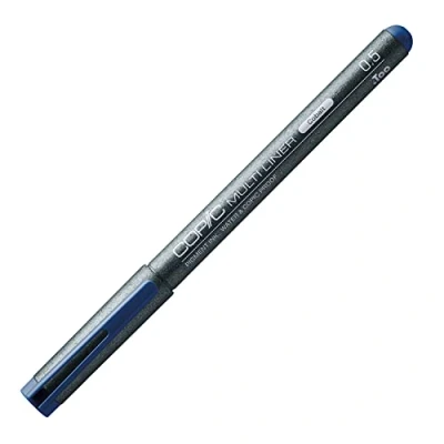 Image de Copic Multiliner 0,5 mm, Cobalt, Feutre fin à pointe fine et encre pigments résistante l&#039;eau