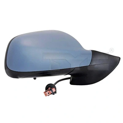 Image de Rétroviseur extérieur Tyc 326 0082 gauche avec couche d&#039;apprêt teinté en bleu, convexe, chauffant, pour ajustage électrique des rétroviseurs