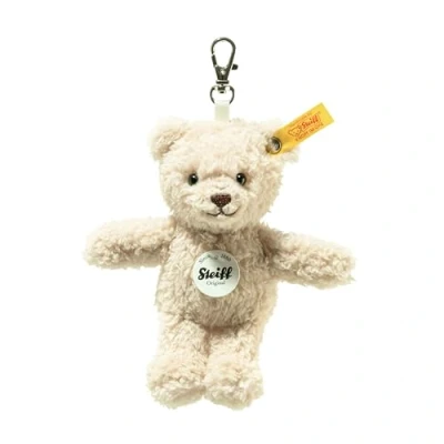 Image de Steiff pendentif Ours en peluche Ben 12 cm, Soft Cuddly Friends, douce, avec anneau porte clés, Beige