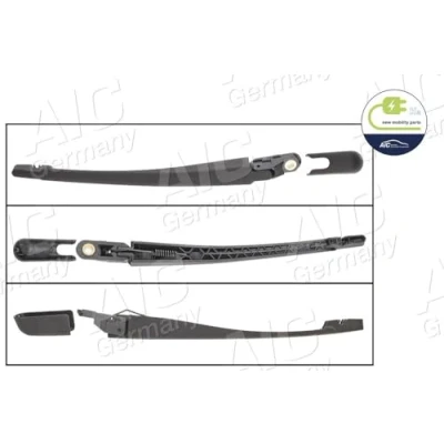 Image de Bras d&#039;essuie glace, nettoyage des vitres Aic 53208 arrière sans balai d’essuie glace avec cache PEUGEOT: 206+ 3/5 portes, 206 portes