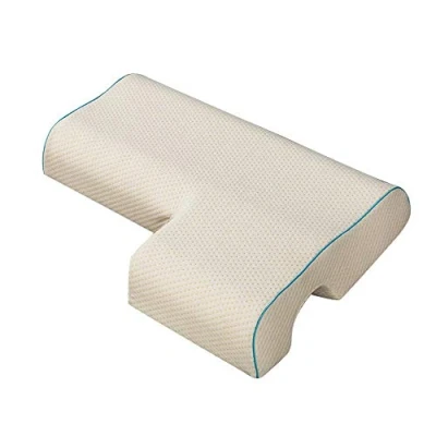 Image de Star Screen Oreiller, Oreiller pour Couples, câlin en Forme d&#039;arc avec Mousse à mémoire de Rebond Lent Le Repose Bras, Anti Pression Les Couples Dormant midi (A Left)