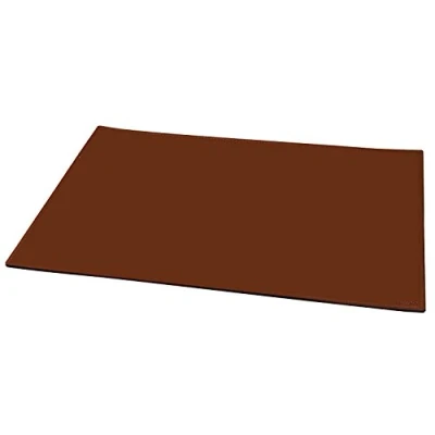 Image de sous main, vrai cuir, couleur cognac, 650x 450 mm (52001)