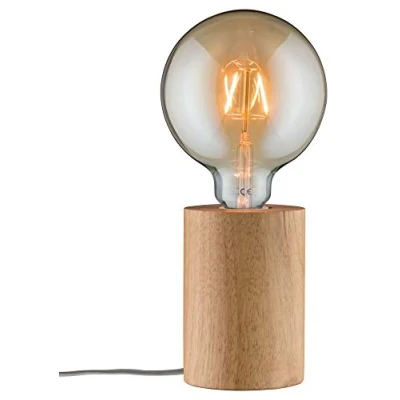 Image de Paulmann 79640 Neordic Talin Lampe de table, max. 1x20W, Bois, 230V, Bois 9 cm x 13