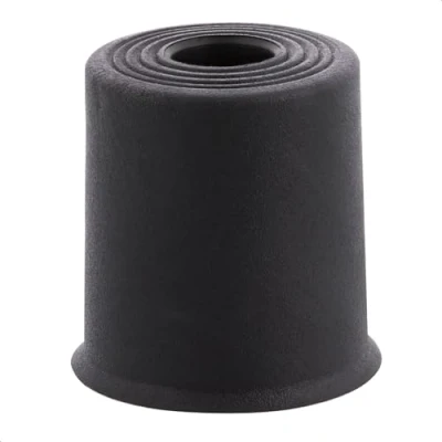 Image de WAGNER 15524321 Butoir de porte sol/butée murale VULKANO MEDIUM Diamètre 35 x mm Tampon en caoutchouc plein qualité supérieure Noir À visser Fabriqué Allemagne
