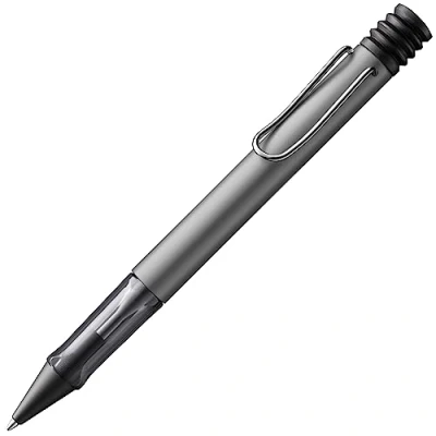 Image de Lamy AL star graphite Stylo à bille avec grip transparent et ergonomique corps en aluminium léger y compris la recharge M 16 de pointe moyenne grande capacité noir