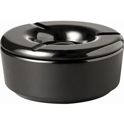 Image de APS cendrier Ø 11,5 cm, H: 5 cm mélamine, noir