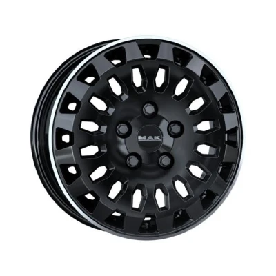 Image de MAK 6Trou 16Pouce 120mm Jante alu 16Pouces overland noir F6560RVGL51TR Acier