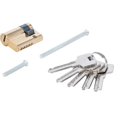 Image de BGS Do it yourself 85818 Cylindre de serrure porte garage, Multicolore, 40 mm