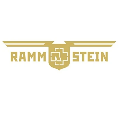Image de Rammstein Autocollant Autoaufkleber D.R. 57 cm, Produit Officiel du Groupe