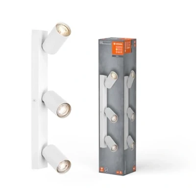 Image de LEDVANCE Spot LED Octagon, intensité variable, à 3 lampes, blanc