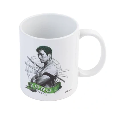Image de Grupo Erik Mug One Piece, Zoro 350ml Tasse en Céramique Sous Licence Officielle Café &amp; Thé, Idée Cadeau Geek, Anniversaire ou Noël