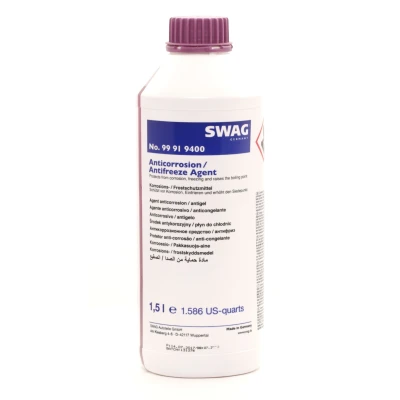 Image de SWAG 99 91 9400 Antigel Ford WSS M97B44 D, G12+ violet 38(50/50) PEUGEOT: 206 3/5 portes, 207 306 VOLKSWAGEN: Golf 4, 5