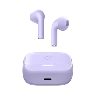 Image de Soundcore K20i by Anker, écouteurs Semi internes, 36h d&#039;autonomie, Charge Rapide, Port Confortable, appels clairs avec 2 micros ENC, égalisation personnalisée, IPX5, Bluetooth 5.3, contrôle par app
