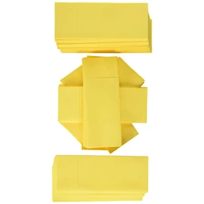 Image de Alvotex Lot de 50 Serviettes Airlaid Jaune
