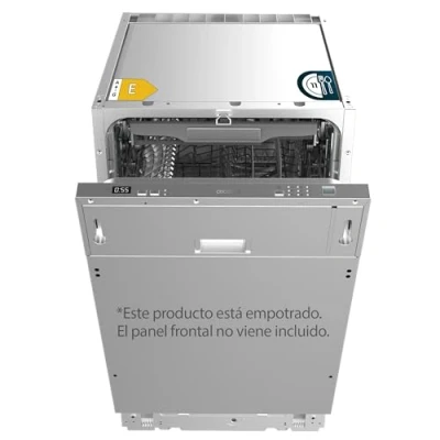 Image de Cecotec Lave vaisselle Intégrable Bolero Aguazero 4101 Full BI E. 1850 W, 11 Couverts, 6 Programmes, Faible Consommation, Dual Zone Wash, Auto Départ Différé, AquaStop, Panneau Tactile