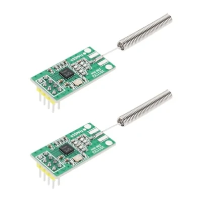 Image de VGOL 2pcs CC1101 433 MHz Émetteur récepteur Sans Fil CUL Funk Module DC 1,8 3,6 V 10 MW USB FHEM avec Antenne à Ressort Compatible A rduino Raspberry Pi