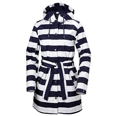 Image de Helly Hansen Femme Veste Lyness II, M, Soirée Rayée Bleu