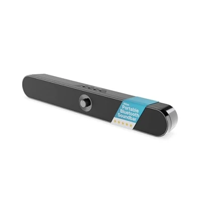 Image de barre de son jeu Atlas pour PC Surveiller le haut parleur Bluetooth 20 watts, lecture USB et AUX Musique, films, portable TV Boîtes d&#039;ordinateur, PC, TV, moniteur, projecteur