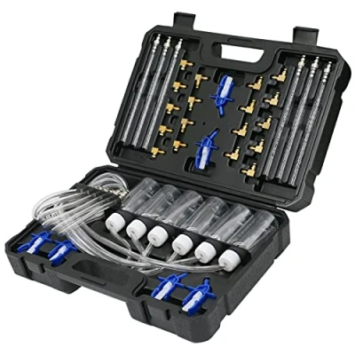 Image de XiTuanYuan Kit de test pour rail d&#039;injection moteur diesel 6 cylindres (24 pièces)