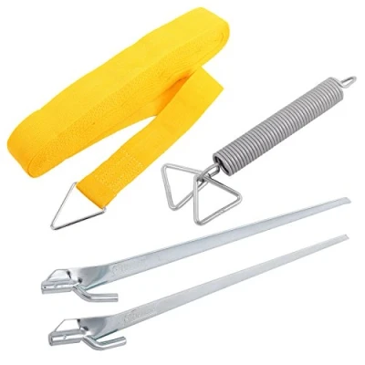 Image de Fiamma Lot de 4 tendeurs Tie Down Jaune 11 m Sangle tempête, protection contre les tempêtes.