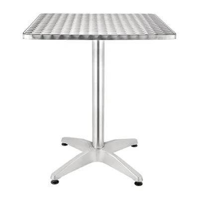 Image de Table de bistro carrée avec pied 600 mm
