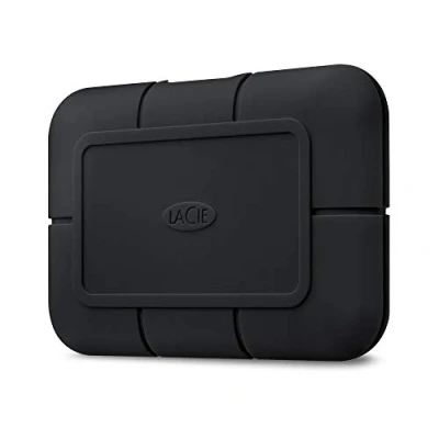 Image de LaCie Rugged SSD Pro 1 To, Disque externe, USB C Thunderbolt 3, Résistance extrême à l&#039;eau, Mac, PC, Mois Adobe CC, avec sans câble A, services Rescue valables 5 ans (STHZ1000800)
