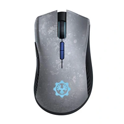 Image de Razer Mamba Wireless Gears of War 5 Edition Souris de Gaming sans fil avec capteur optique, Plus 50 heures Durée Jeu une charge Batterie