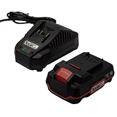 Image de Parkside Batterie lithium ion 20 V 2,0 Ah Pap B1 Indicateur de niveau charge rechange pour appareils et outils avec câble 21,5 2,4 A Chargeur PLG C1 (batterie