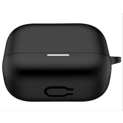 Image de GIOPUEY Étuis Compatible avec Anker Soundcore K20i, Coque Silicone, Poids léger, Antichoc, Portable Noir