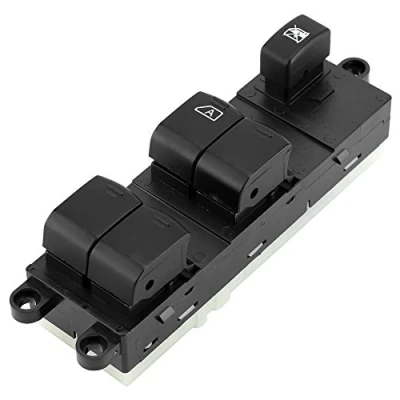 Image de 25401 EB30B Interrupteur de Vitre Electrique, OEM # Bouton Commande Commutateur Fenêtre pour D40b Pathfinder Qashqai 2005 2016