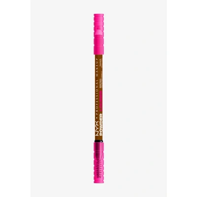 Image de NYX Professional Makeup, Crayon à Sourcil, Aux Microfibres de Bambou, Pour un Résultat Naturel, Tenue Longue Durée jusqu&#039;à 12h, Formule Vegan, Powder Louder, Teinte : Auburn