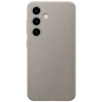 Image de Samsung Leren Back Cover Beige Galaxy S24