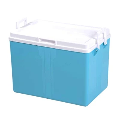 Image de GLACIERE 52 L EDA Bleu Turquoise prévue pour Bouteilles 2L Debout et Conversation jusqu&#039;à 13h
