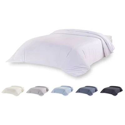 Image de Todocama Housse de Couette en Microfibre pour au Toucher Extra Doux (Blanc, lit 80/90 150 x 220 cm).