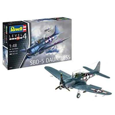 Image de Revell 03869 SBD 5 Dauntless Navyfighter Avions Maquette, 03869, Incolore, 1:48