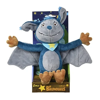 Image de Simba Chauve Souris Fidi connu dans la Maison d&#039;arbre KiKA en Peluche Douce / 25 cm 0 Mois +, 109221000, Multicolore
