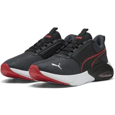 Image de Puma Xcell NOVA Unisex Chaussures fitness, Taille: 38, Black/for all time red Imitation cuir/textile
