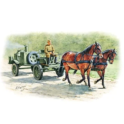 Image de Mini Art Militär 35057 1:35 Feldküche KP 42 Pferdegespann (2+1) Reproduction fidèle à l&#039;original, modélisme, kit Plastique, Bricolage, Loisirs, Collage, modèle réduit, Assembler, Non Peint