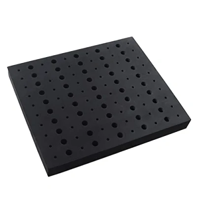 Image de Plateau de rangement portable pour fraises à défoncer 28 x 33 cm 110 embouts 60 6,3 et 50 1,27 Tapis peu encombrant