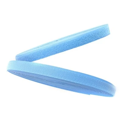 Image de TUKA Scratch Ruban à coudre 25 mètres x 20mm, Non adhésif bande Hook &amp; Loop, Crochet et Boucle pour couture, Tissu Fermeture, 25m Boucle, Bleu ciel, TKB5004 Skyblue