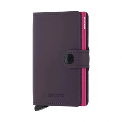 Image de Secrid Miniwallet Matte Dark Purple Fuchsia Gravure gratuite