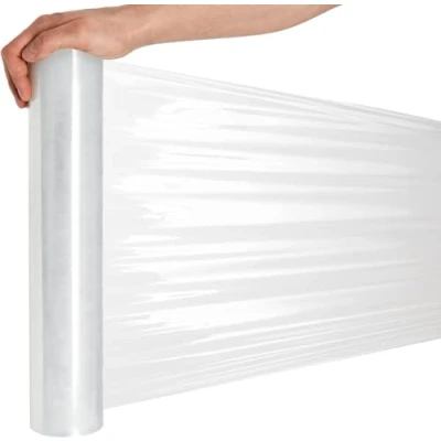Image de RAGO® emballage déménagement Film à palette 7,5 x 40 cm 150m transparent étirable Osmotic plastic wrap plastique Rouleau colis